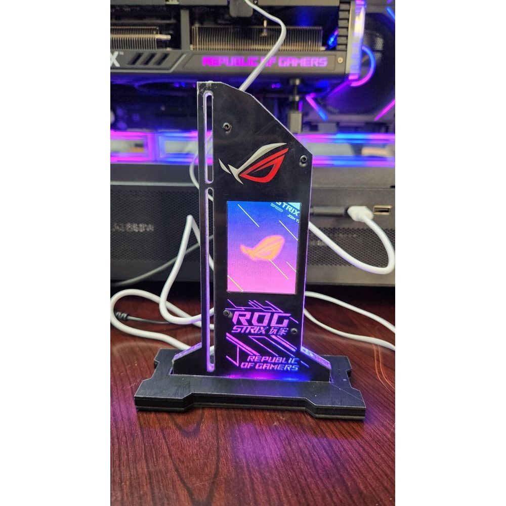 Graphics card GPU Bracket  2.4" LCD RGB CPU GPU RAM Monitor READ‎ DESCRIPTION